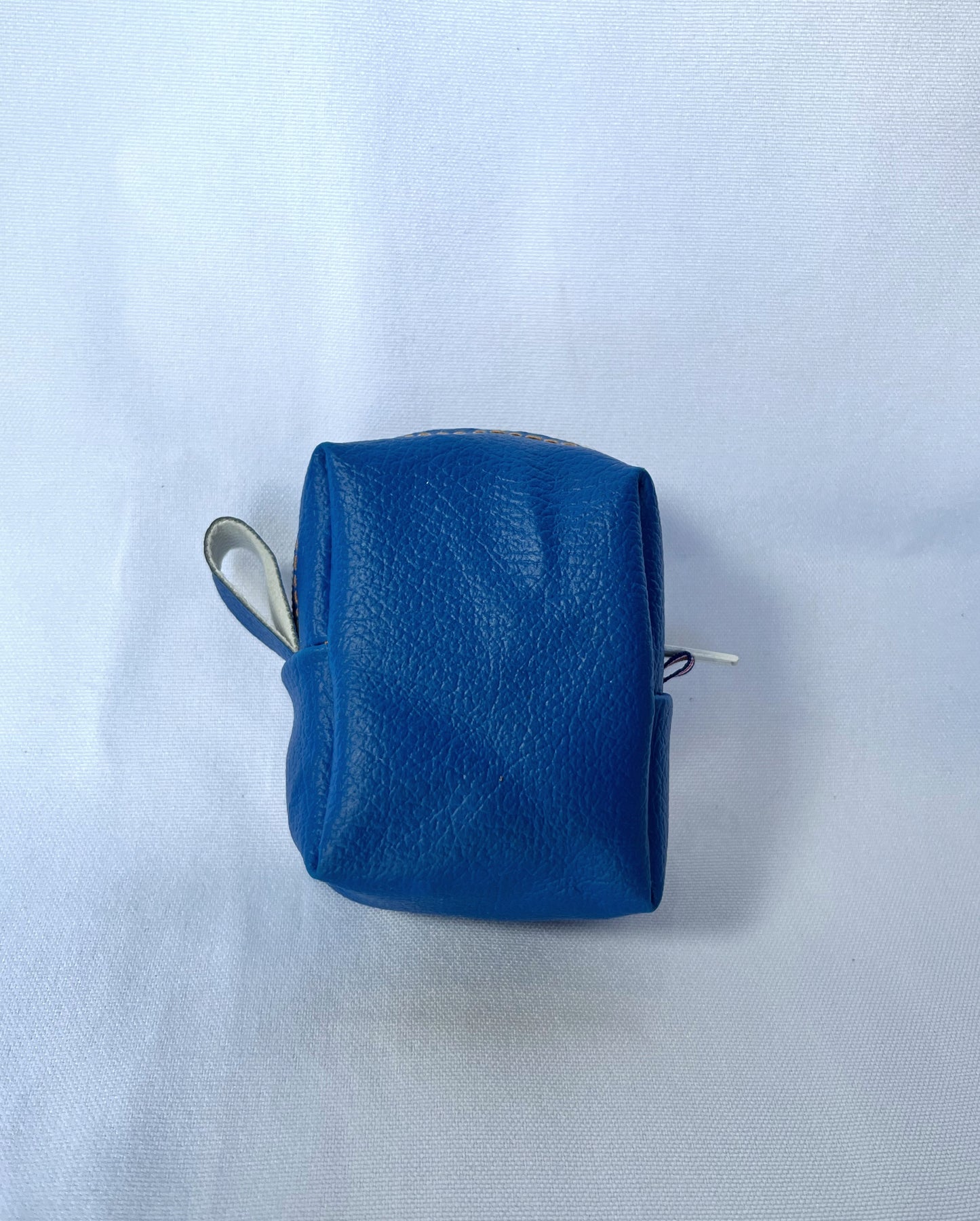 Monedero vinil pequeño azul