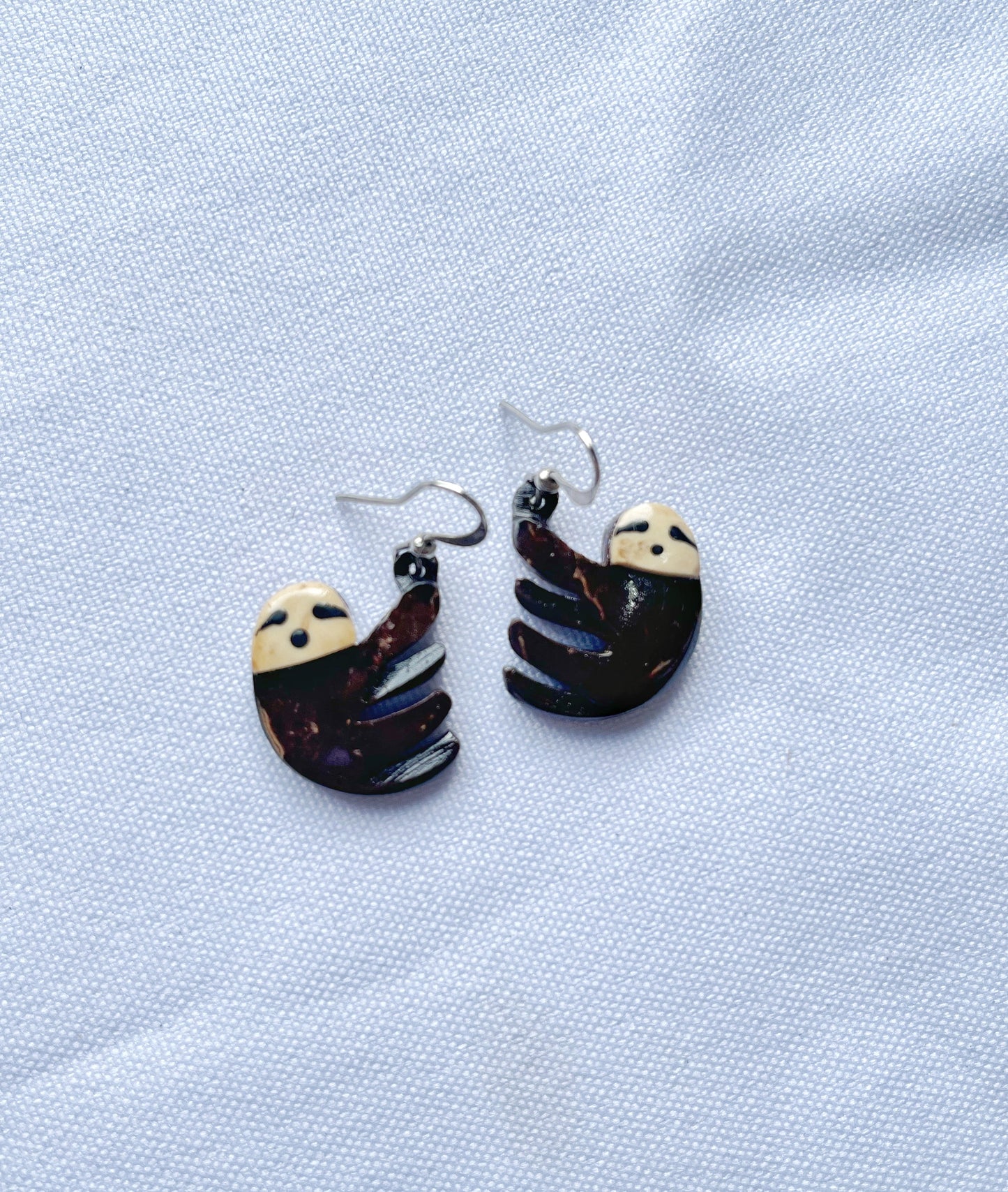 Aretes de coco perezoso