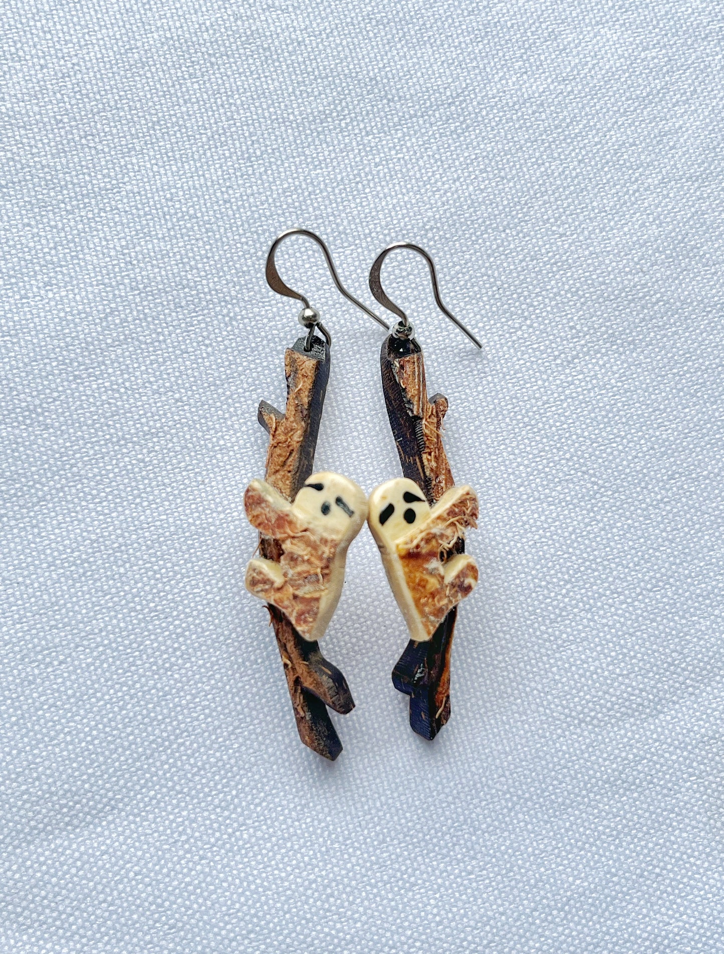 Aretes de coco perezoso