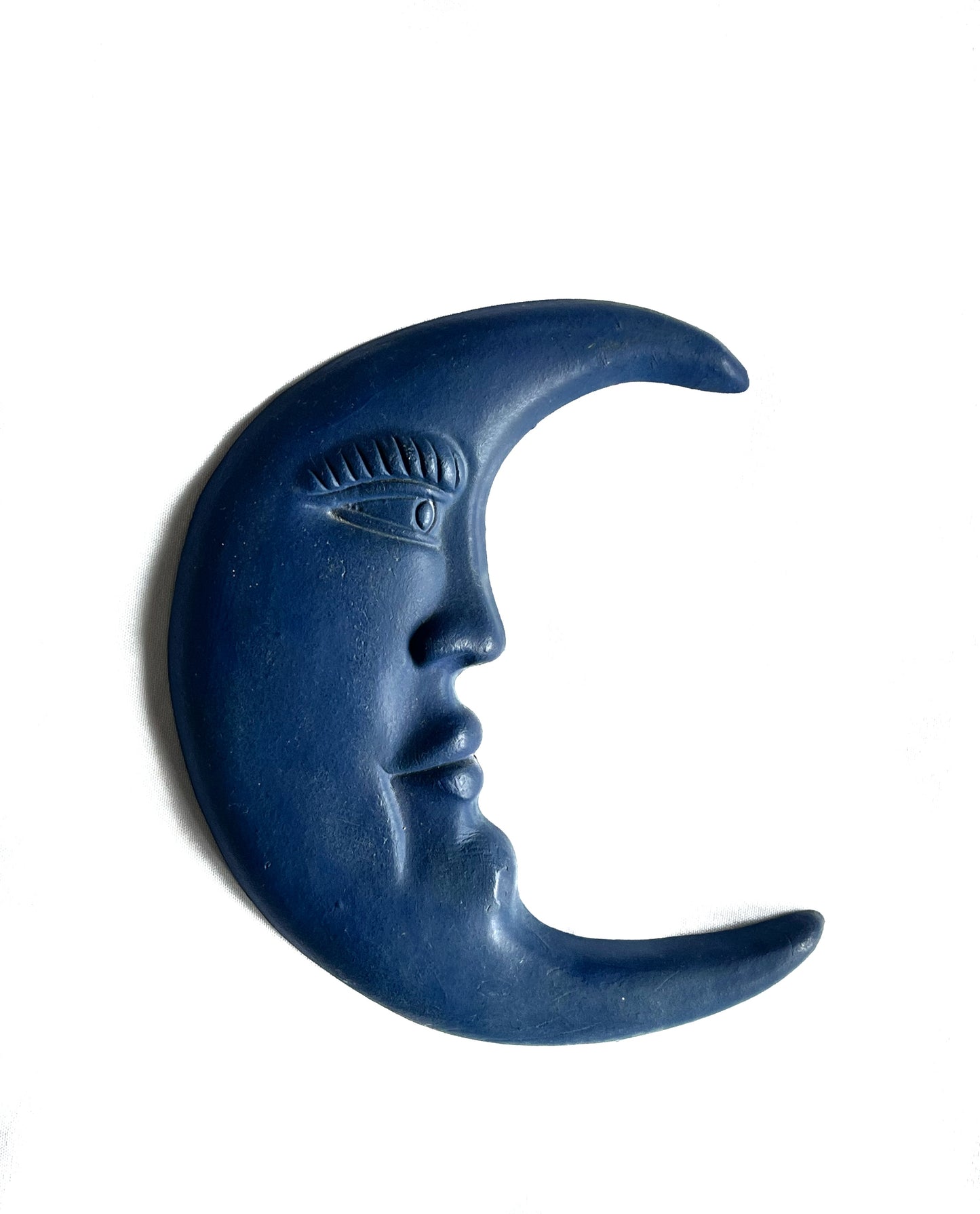 Luna azul de adorno