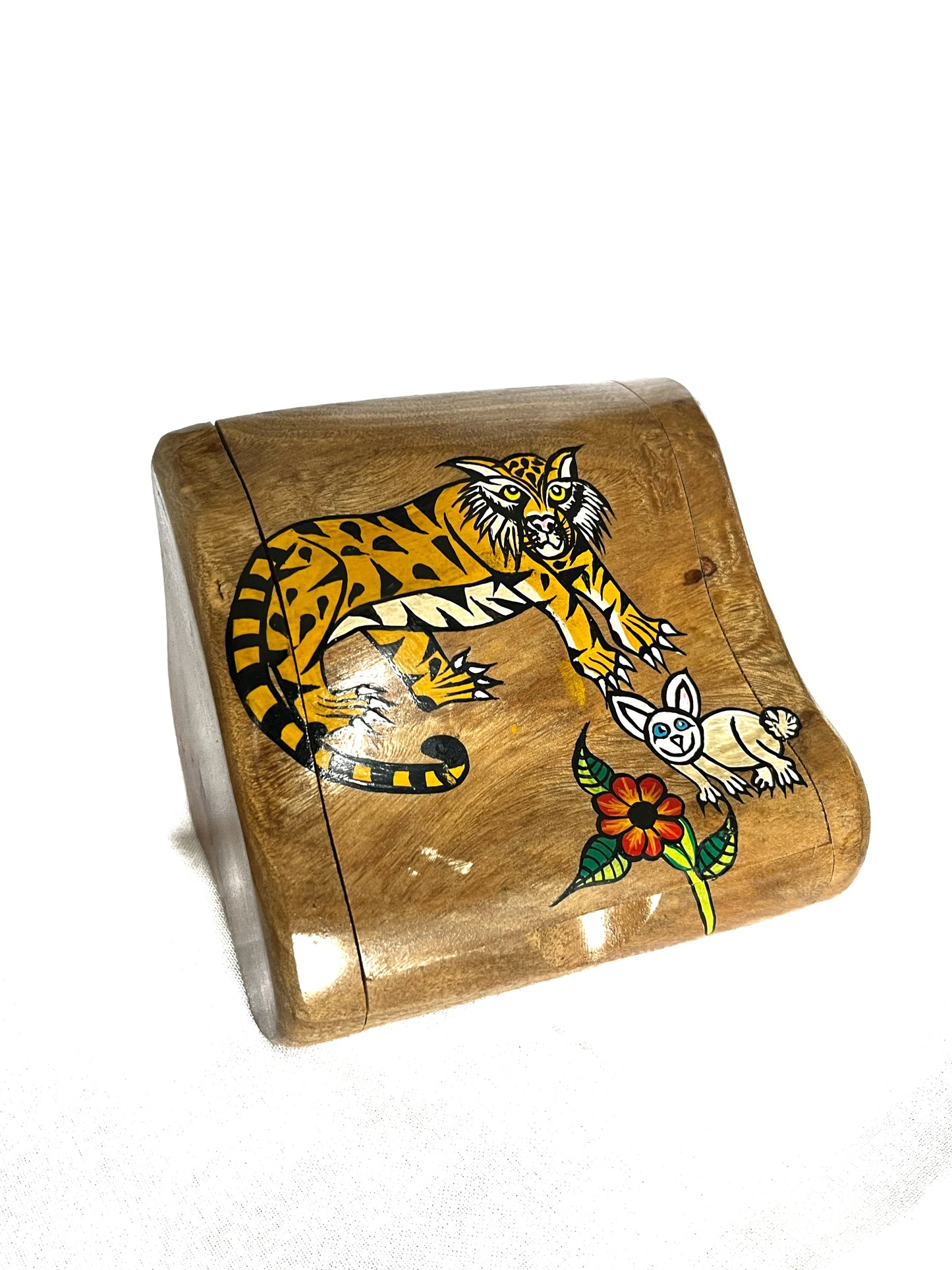 Joyero jaguar y conejo