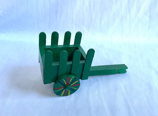 Carreta pequeña verde