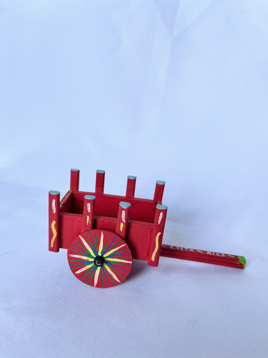 Carreta típica elaborada a mano