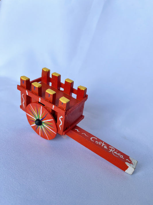 Carreta típica naranja
