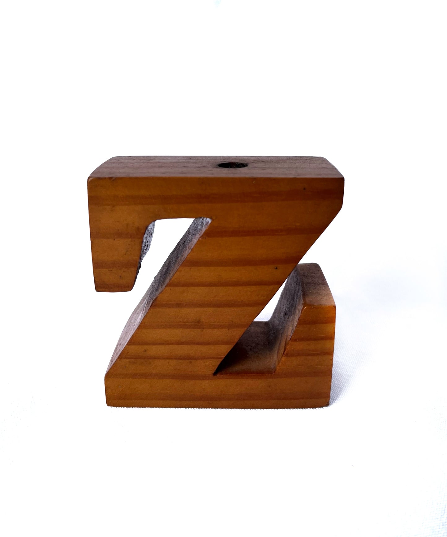 Llaveros de letras de madera