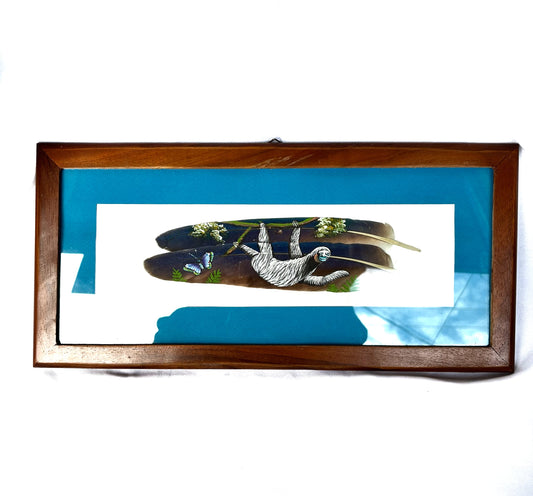 Cuadro de pluma