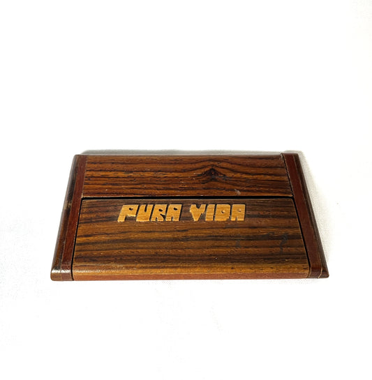 Tarjetero de madera