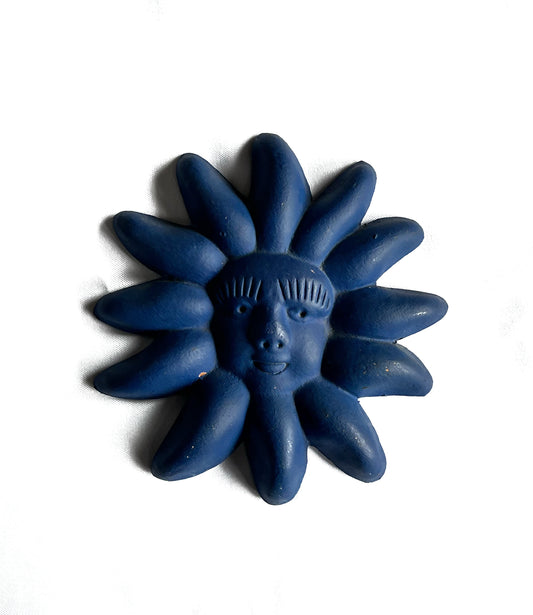 Sol azul de adorno