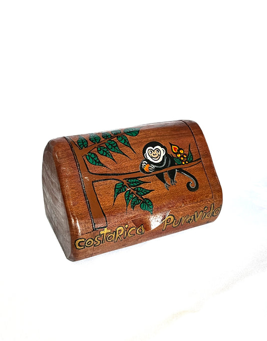 Joyero dibujo Mono con vegetacion