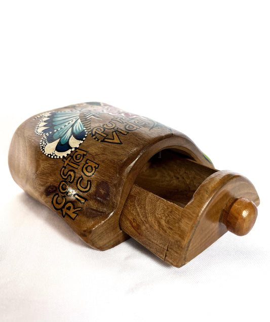 Joyero mariposa azul