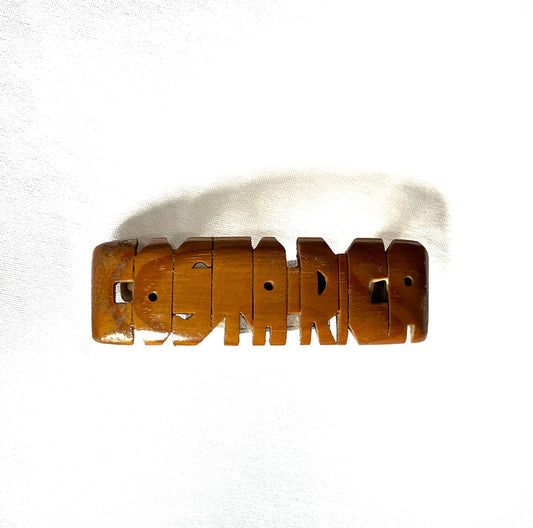 Prensa para cabello de madera "Costa Rica"