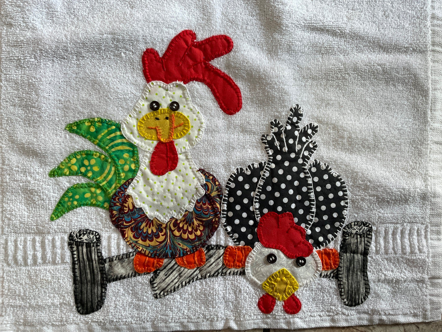 Paño de gallo y gallina