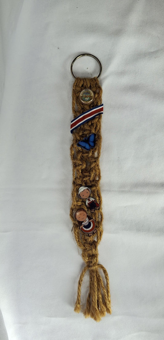 Llavero Típico de Yute